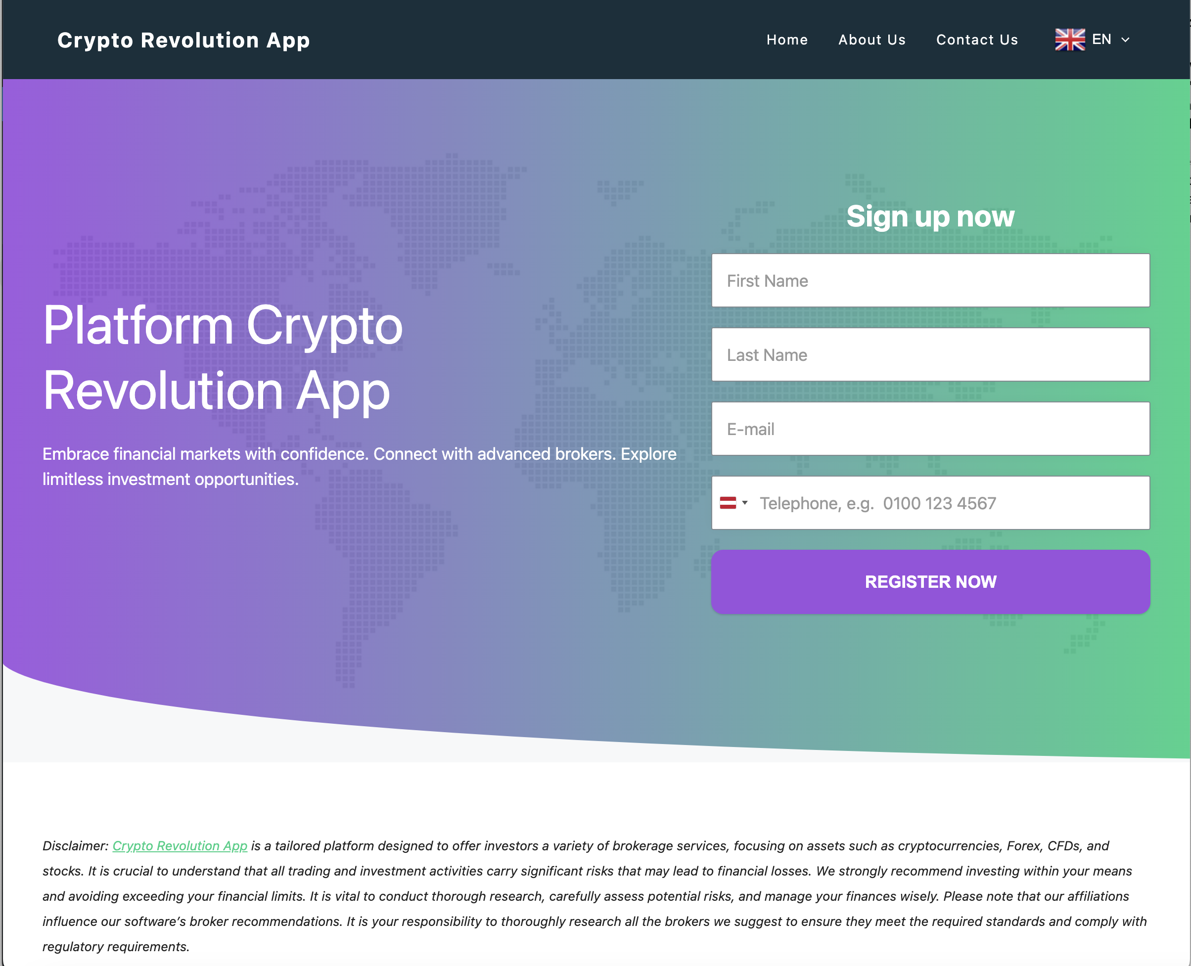 CryptoRevolutionApp.net scam review